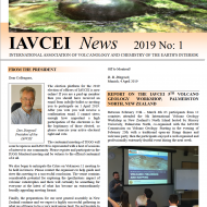 Latest IAVCEI Newsletter – 1/2019