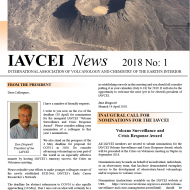 IAVCEI Newsletter – 1/2018